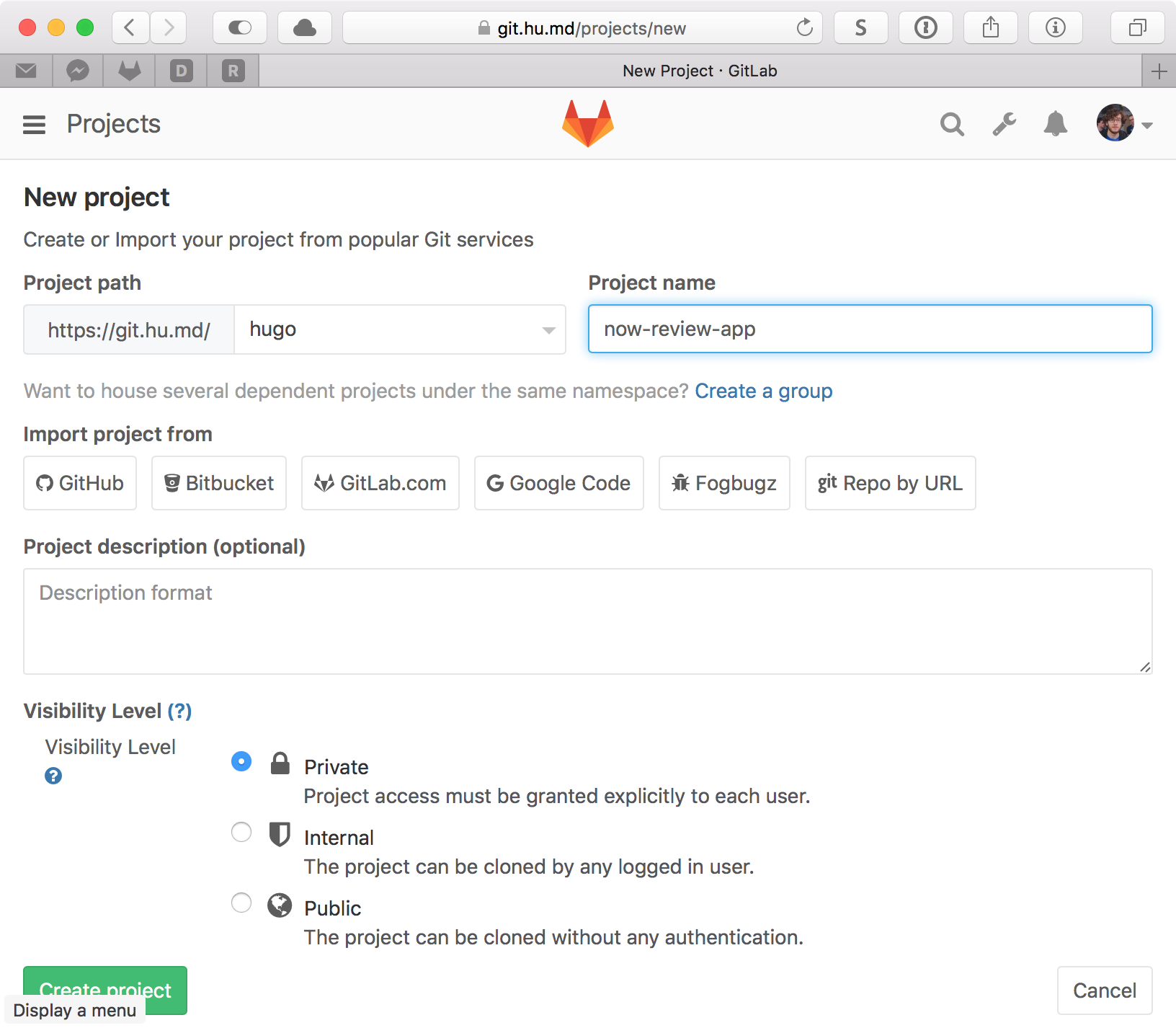 Gitlab Review Apps With Zeit S Now Sh Service Hugo S Blog